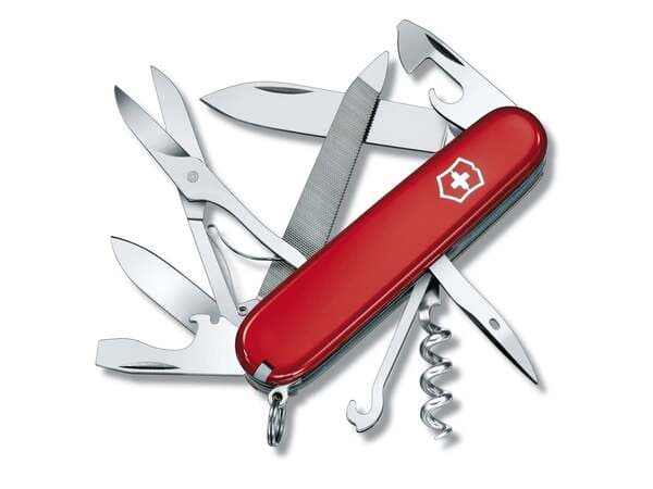 Victorinox Mountaineer -taskuveitsi, punainen, 91 mm – Victorinox