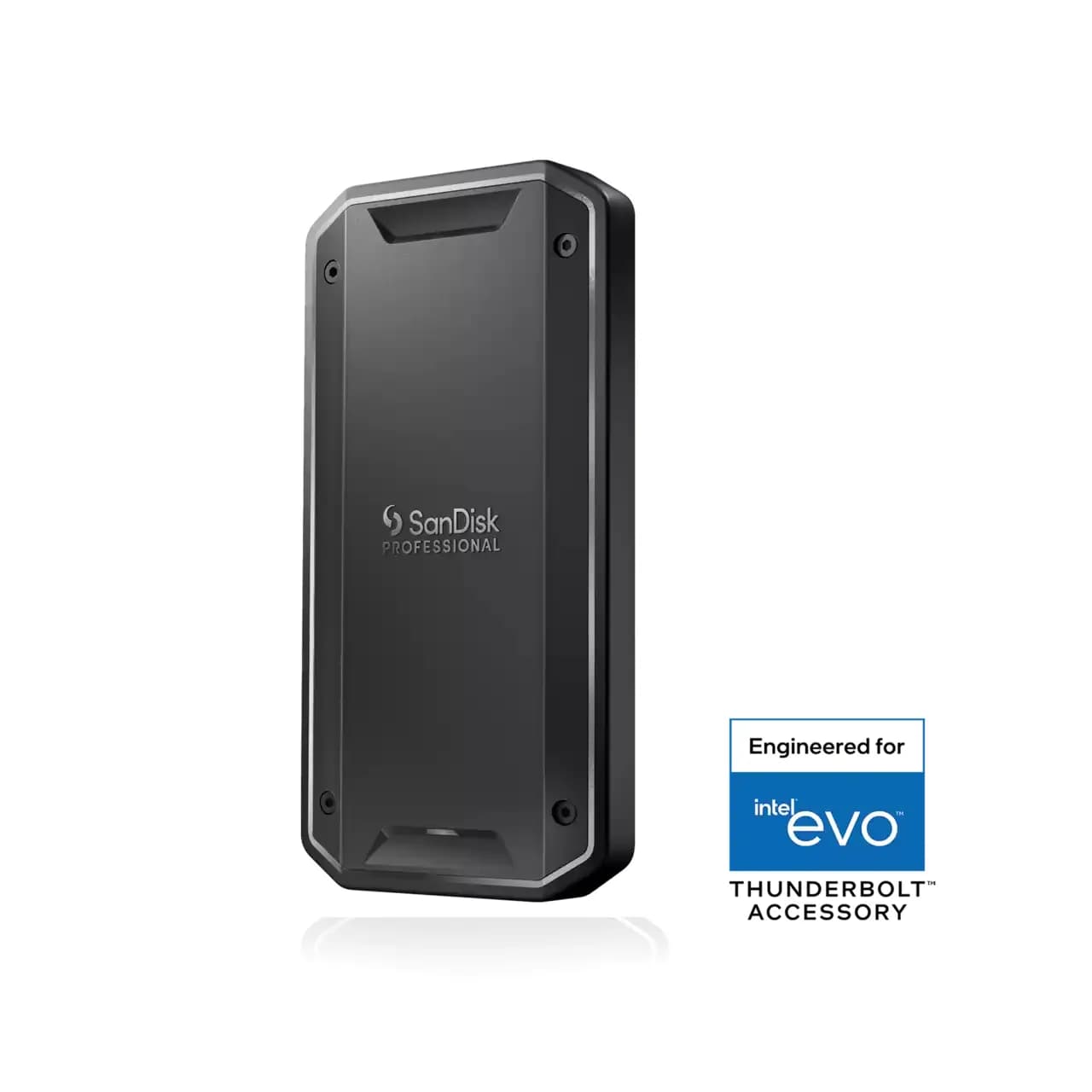SanDisk Professional PRO-G40 4 Tt Thunderbolt 3/USB-C -ulkoinen SSD, iskunkestävä, kannettava, musta