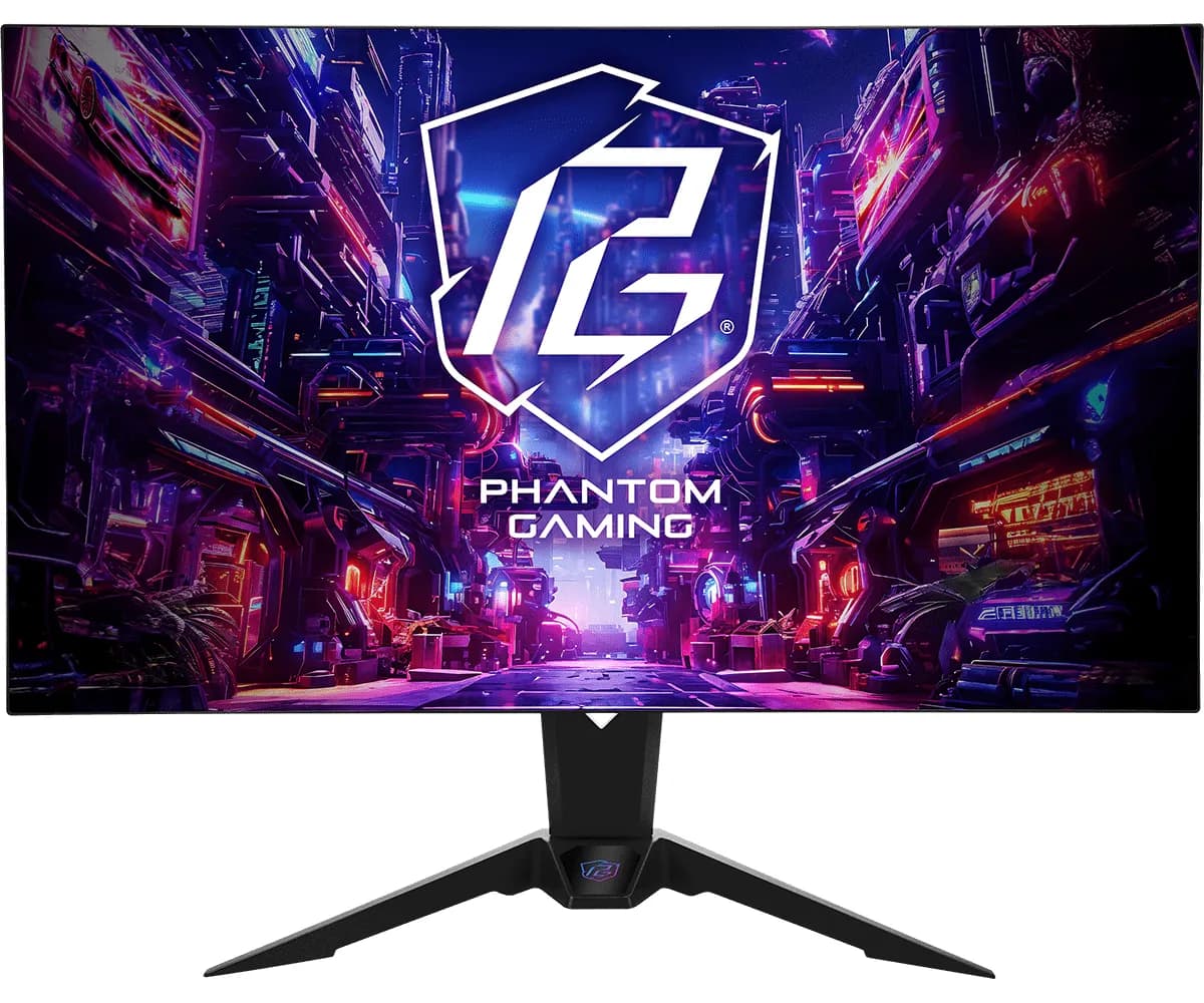 ASRock PGO32UFS 32" 4K UHD, WOLED -pelinäyttö, USB-C PD ja KVM – ASRock