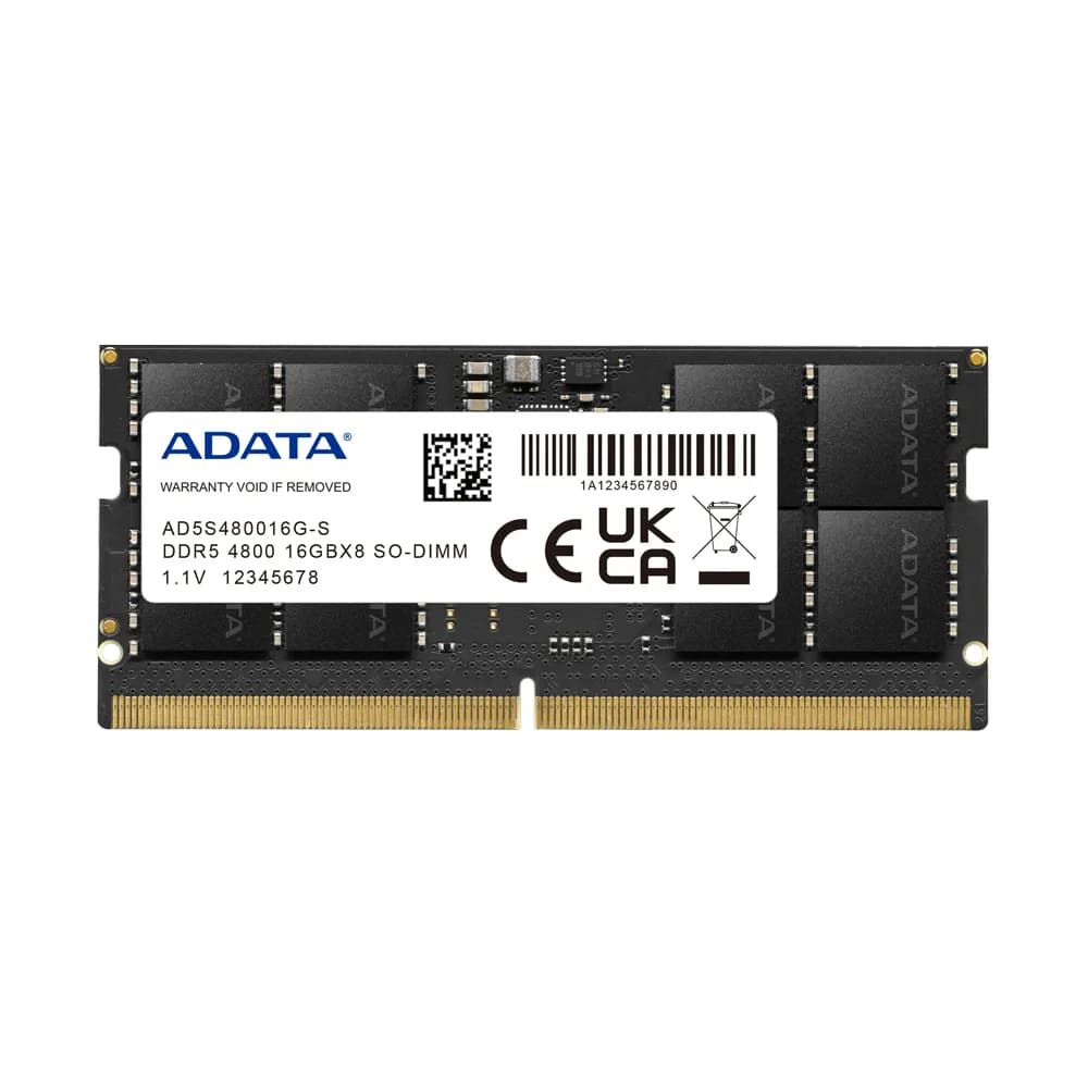 ADATA SO-DIMM 16 Gt (1 x 16 Gt) DDR5 4800 MHz, CL40 -muisti – A-DATA