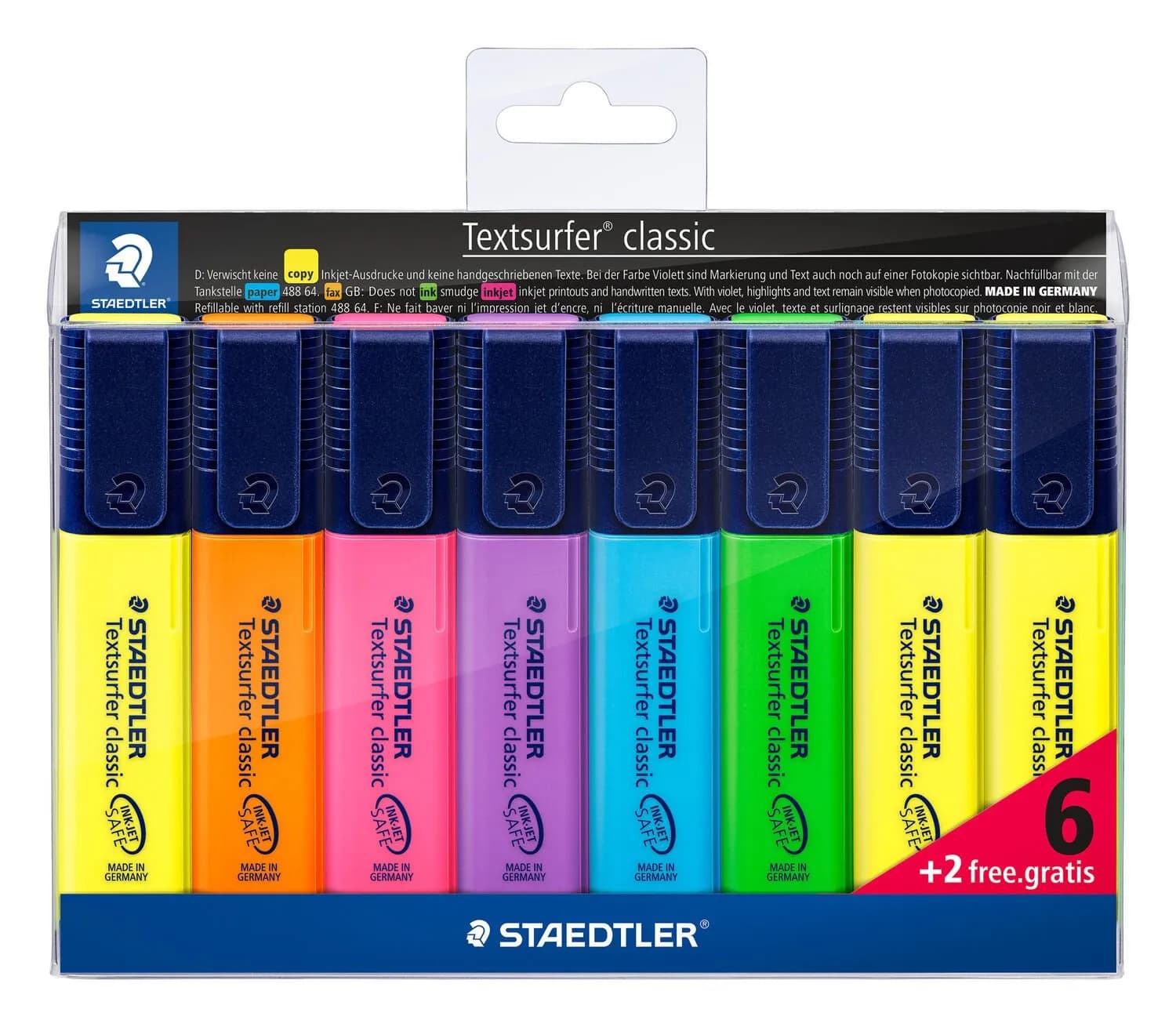Highlighter Textsurfer ass (6+2) – STAEDTLER