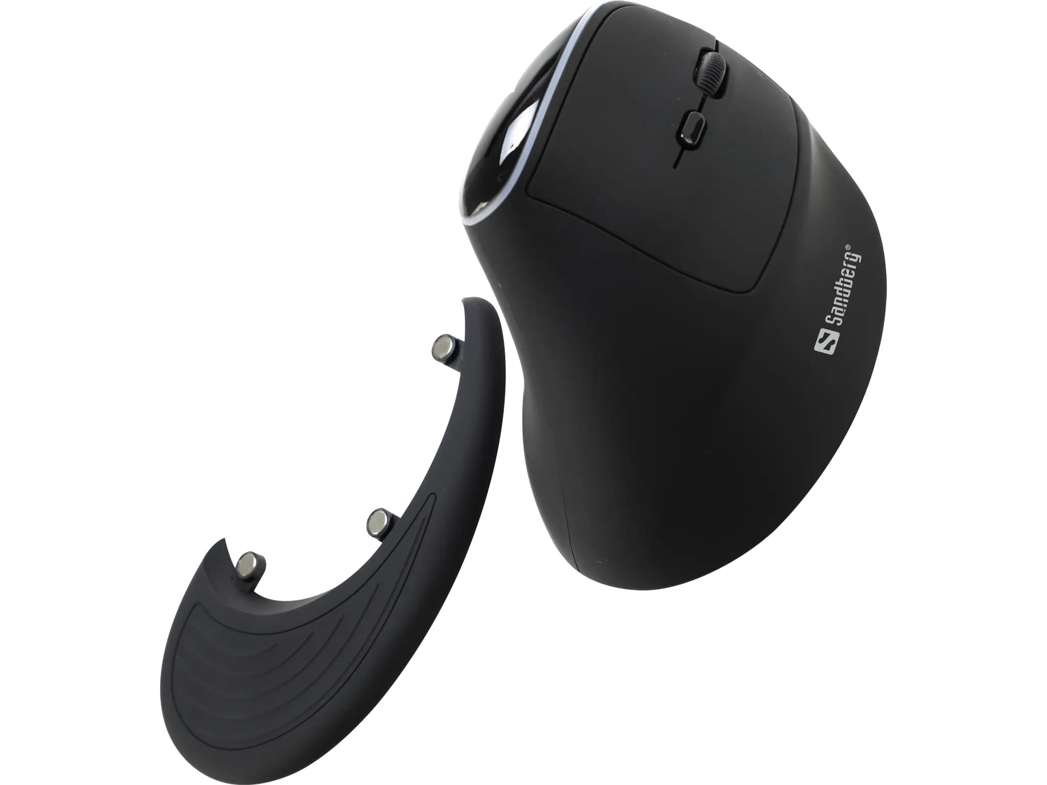 Sandberg Wireless Vertical Pro -langaton ergonominen hiiri, musta