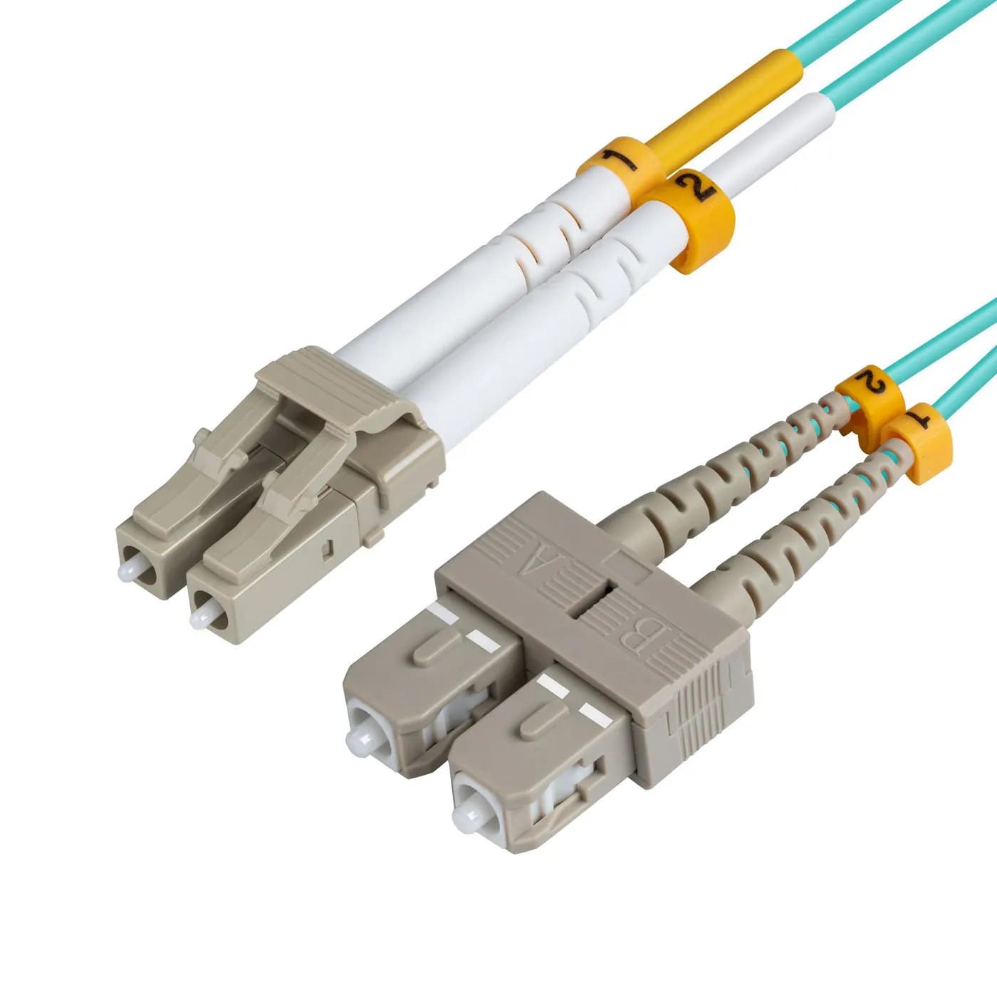 MicroConnect OM3 LC-SC 7m -valokuitukaapeli, sininen
