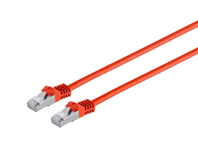 MicroConnect Cat7 S/FTP RJ45 5m -verkkokaapeli, punainen