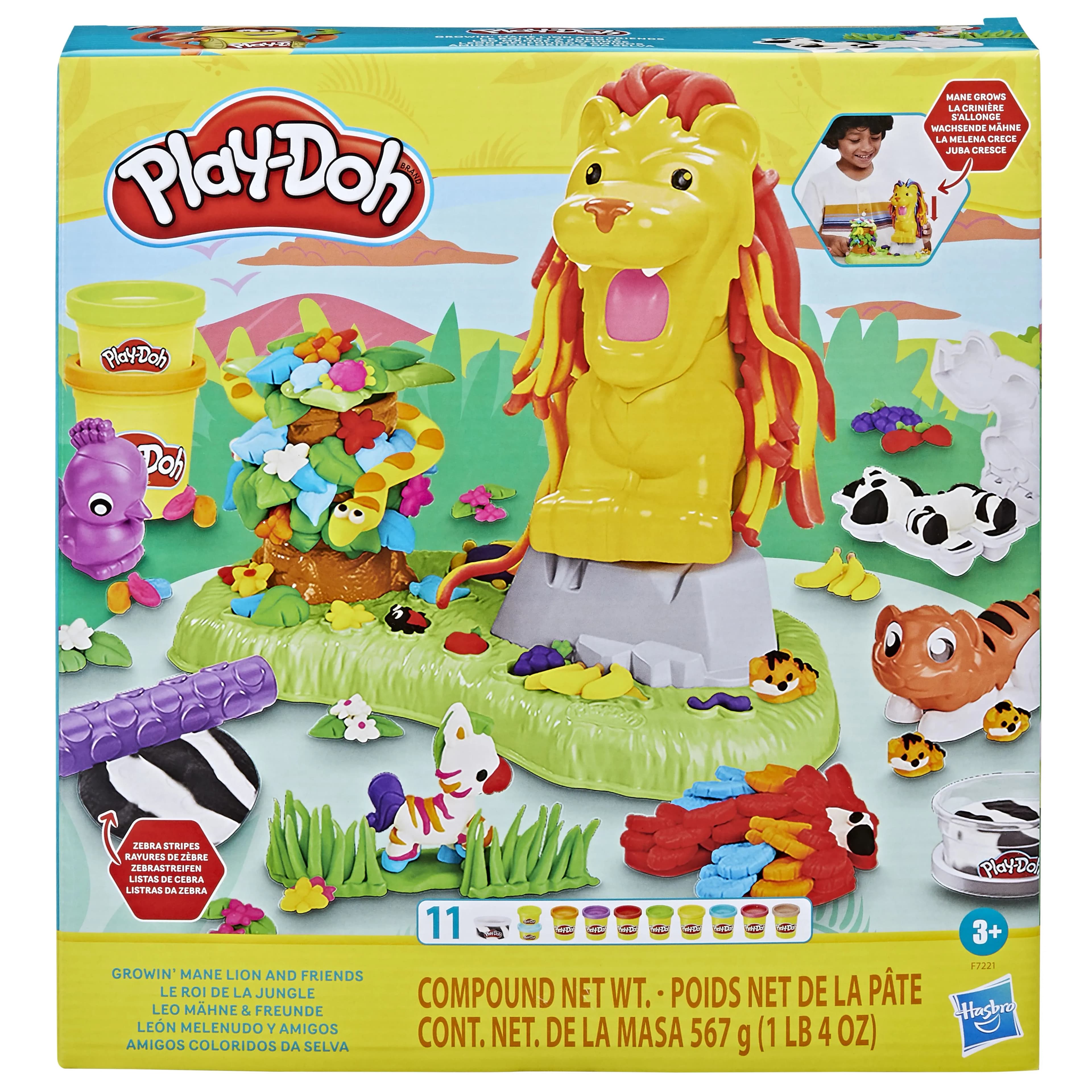 Play-Doh Playset Grown Mane Lion and Friends – HASBRO