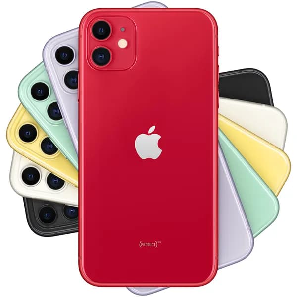 Kunnostettu iPhone 11 64 Gt -puhelin, Punainen (Hyvä kunto)