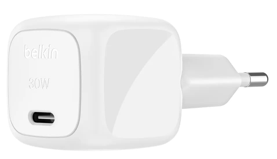 Belkin BoostCharge Compact USB-C Charger 30W -laturi, Valkoinen