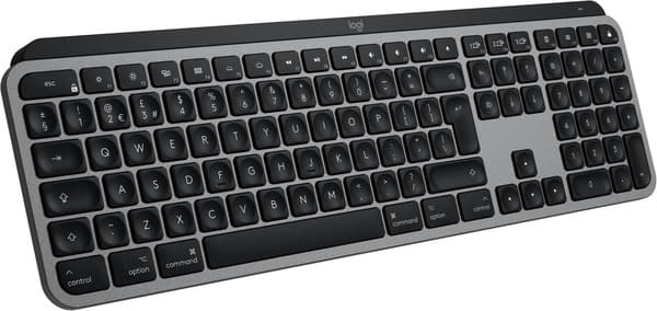 Logitech MX Keys S for Mac -langaton ergonominen näppäimistö, Space Gray