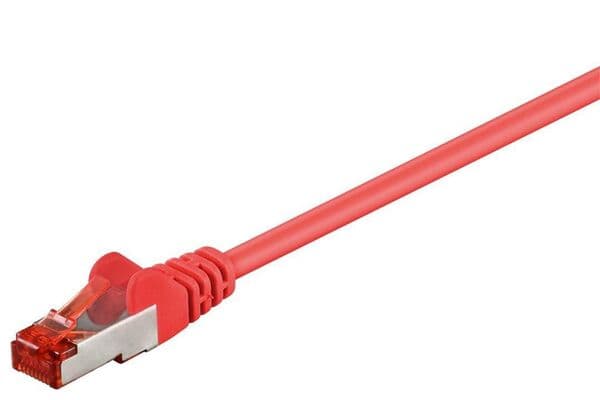 MicroConnect Cat6 F/UTP RJ45 1.5m -verkkokaapeli, punainen
