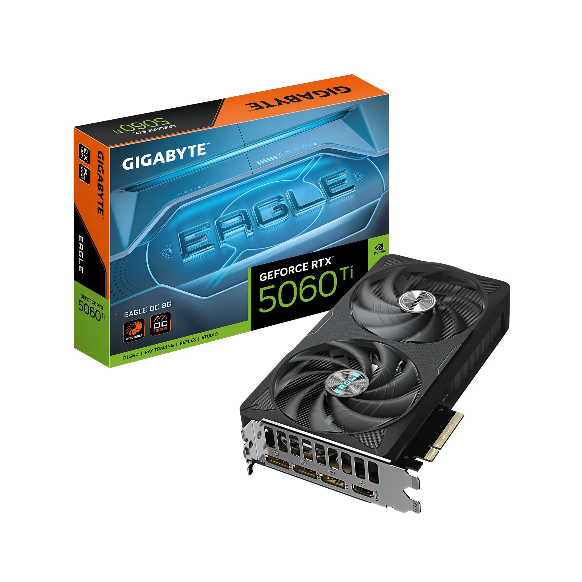 Gigabyte GeForce RTX 5060 Ti Eagle OC 8 Gt -näytönohjain – Gigabyte