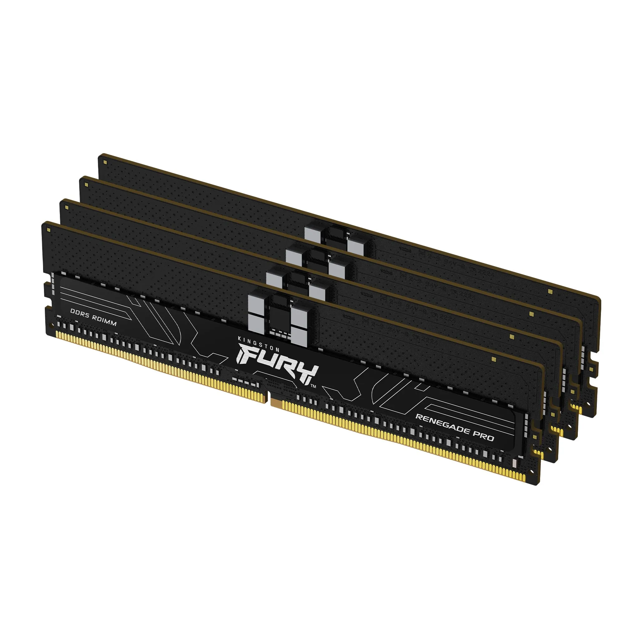 Kingston FURY Renegade Pro ECC Registered 64 Gt (4 x 16 Gt) DDR5 6000 MHz, CL32 -muisti (XMP/EXPO) – Kingston