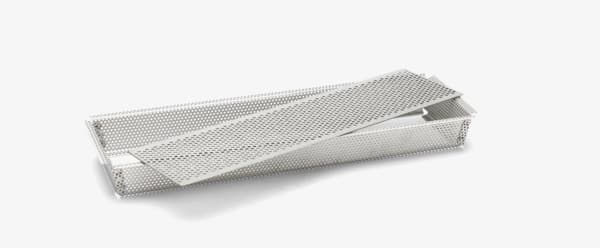 De Buyer Perforoitu suorakulmainen leivontavuoka ruostumatonta terästä 35 x 10,5 cm (Irrotettava pohja) – De Buyer