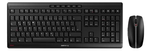 CHERRY Stream JD-8500PN-2 -langaton ergonominen näppäimistö ja hiiri, SX, musta – Cherry