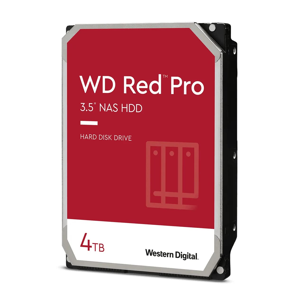 WD Red Pro 3.5" 4 Tt, 7200 RPM, 256 MB, SATA III -kovalevy (NAS) – WESTERN DIGITAL