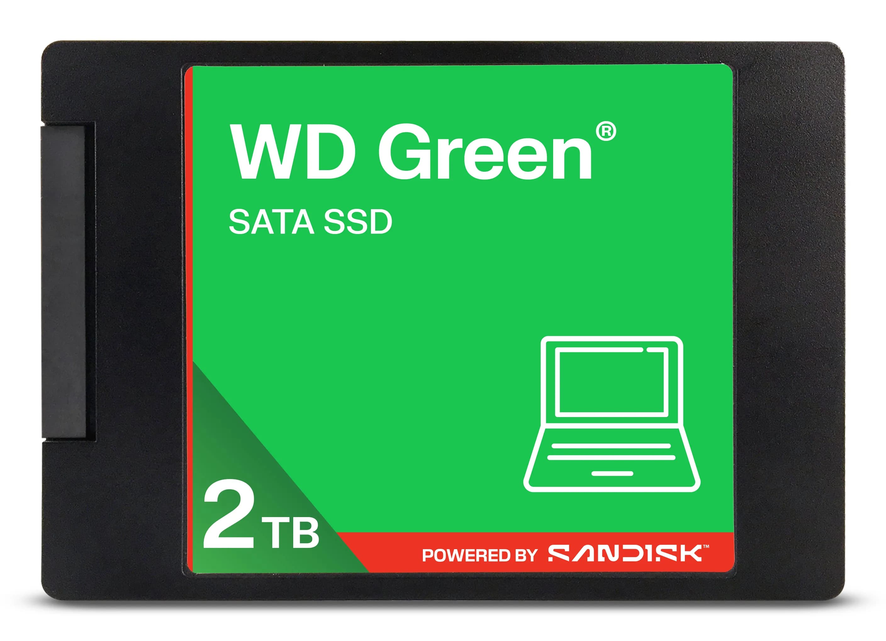 WD Green 2 Tt 2,5" SATA -SSD-levy – WESTERN DIGITAL