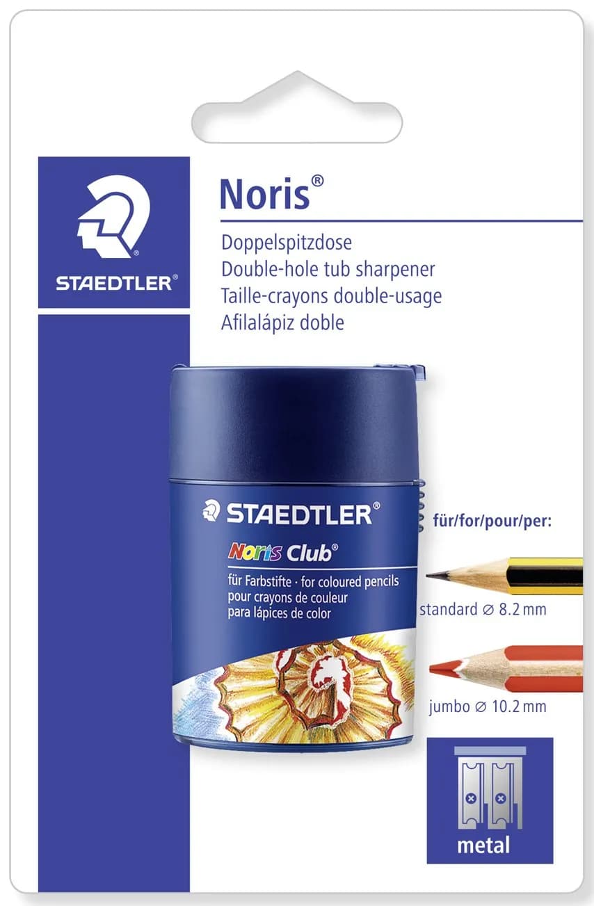 Staedtler Double-hole tub sharp. N round bc – STAEDTLER