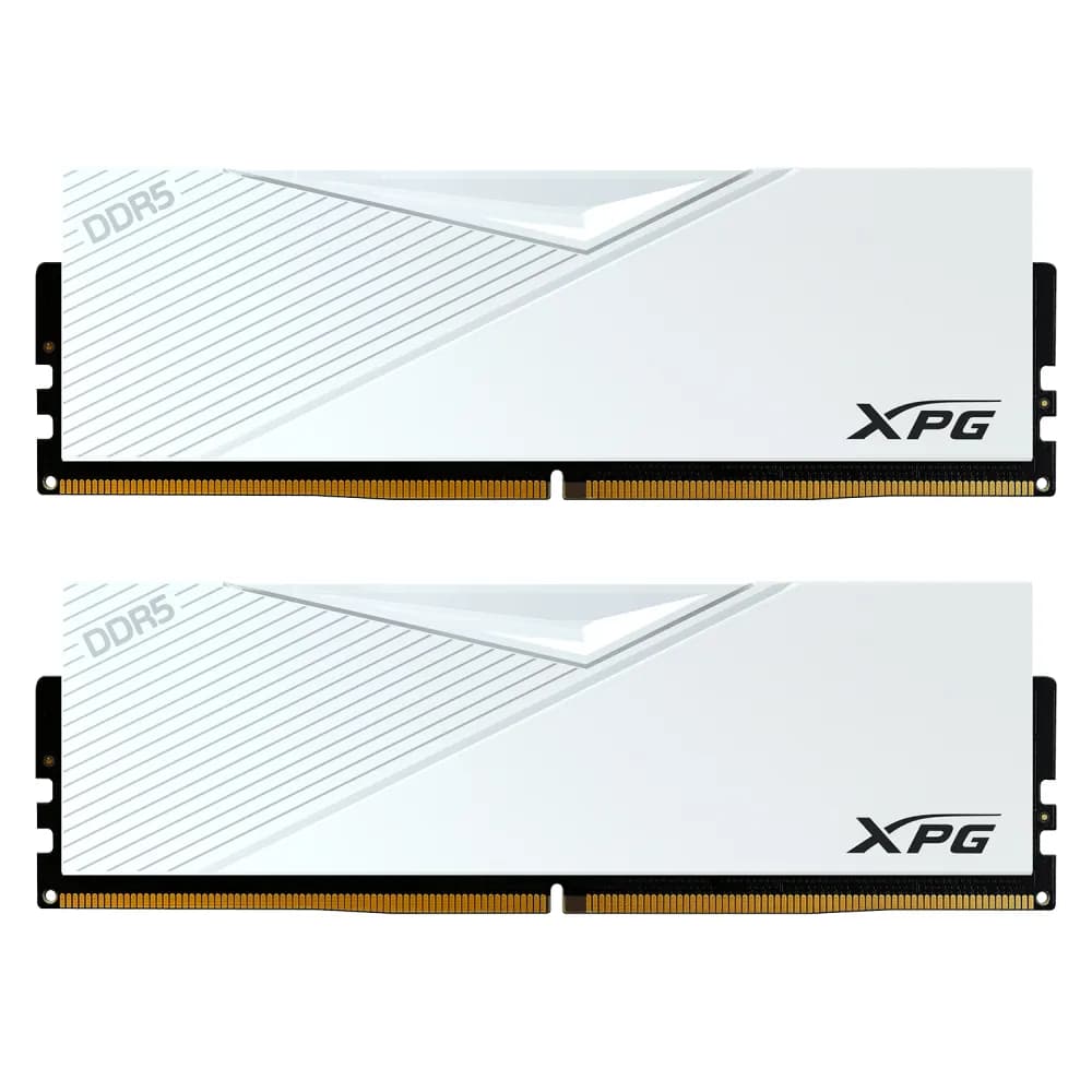 ADATA XPG Lancer RGB 32 Gt (2 x 16 Gt) DDR5 6000 MHz, CL30 -muisti, valkoinen (XMP/EXPO) – A-DATA
