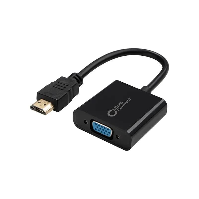 MicroConnect  VGA – VGA -adapteri, Musta