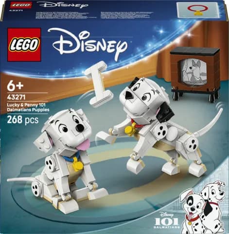 LEGO Disney 101 dalmatialaista koiranpennut Laikku ja Pipsa 43271 – LEGO
