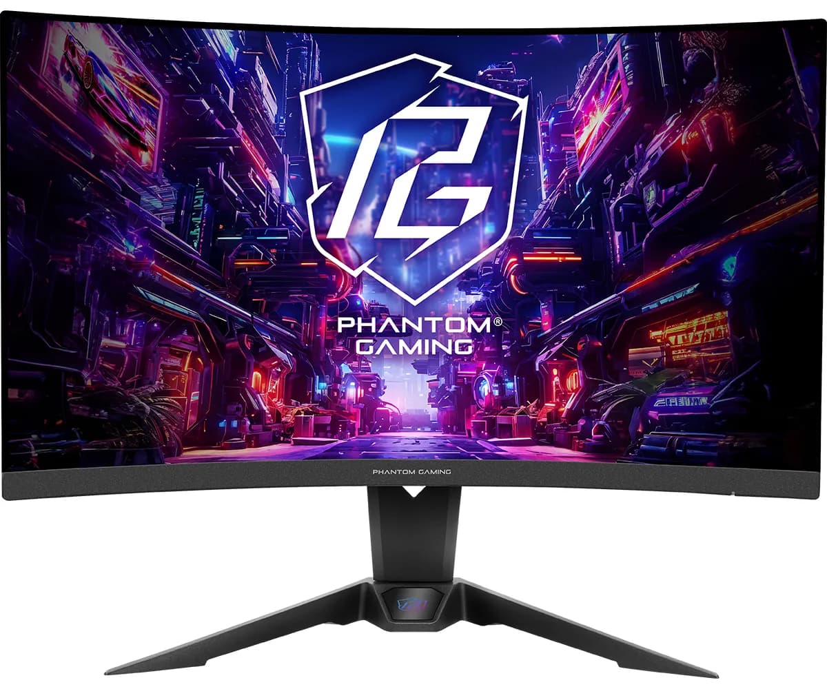 ASrock PG27QRT2A 27" QHD, VA -kaareva pelinäyttö – ASRock