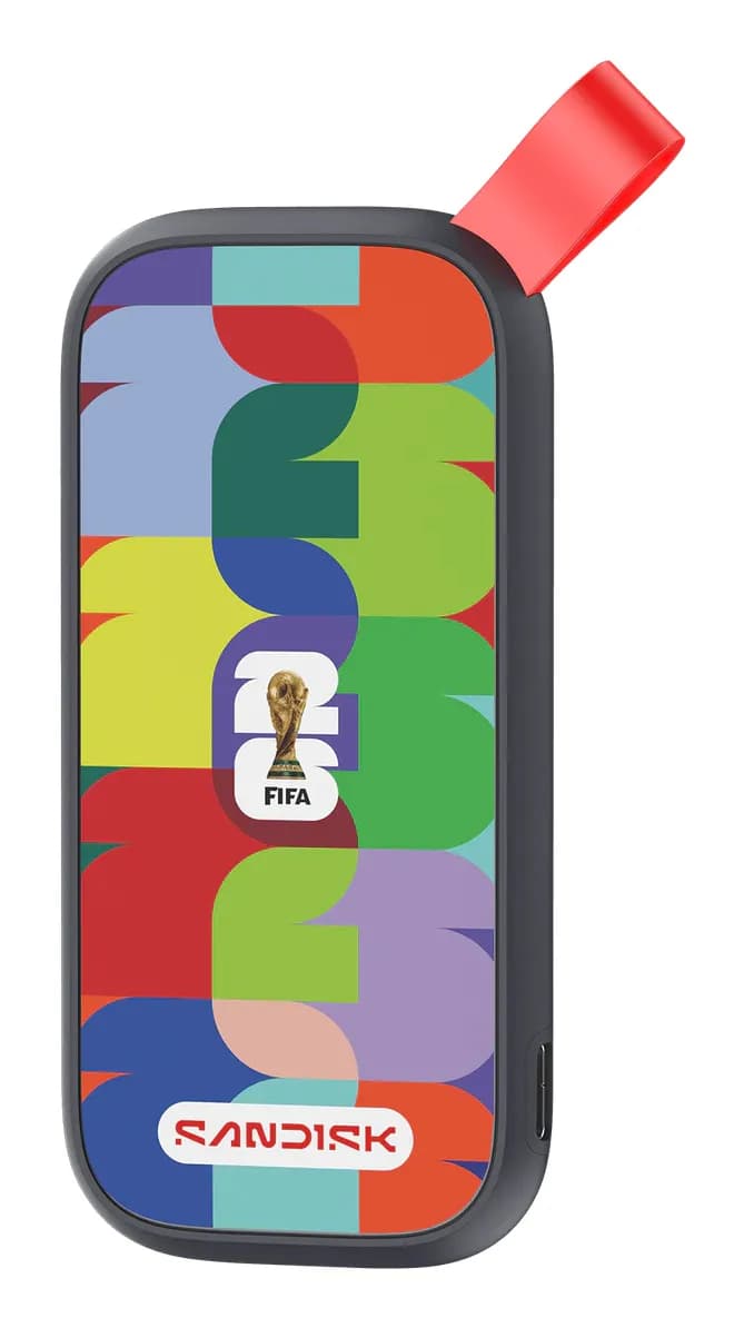 SanDisk FIFA World Cup 2026 Edition 1 Tt USB 3.2 Gen 2 (USB-C) -ulkoinen SSD, kannettava – SanDisk