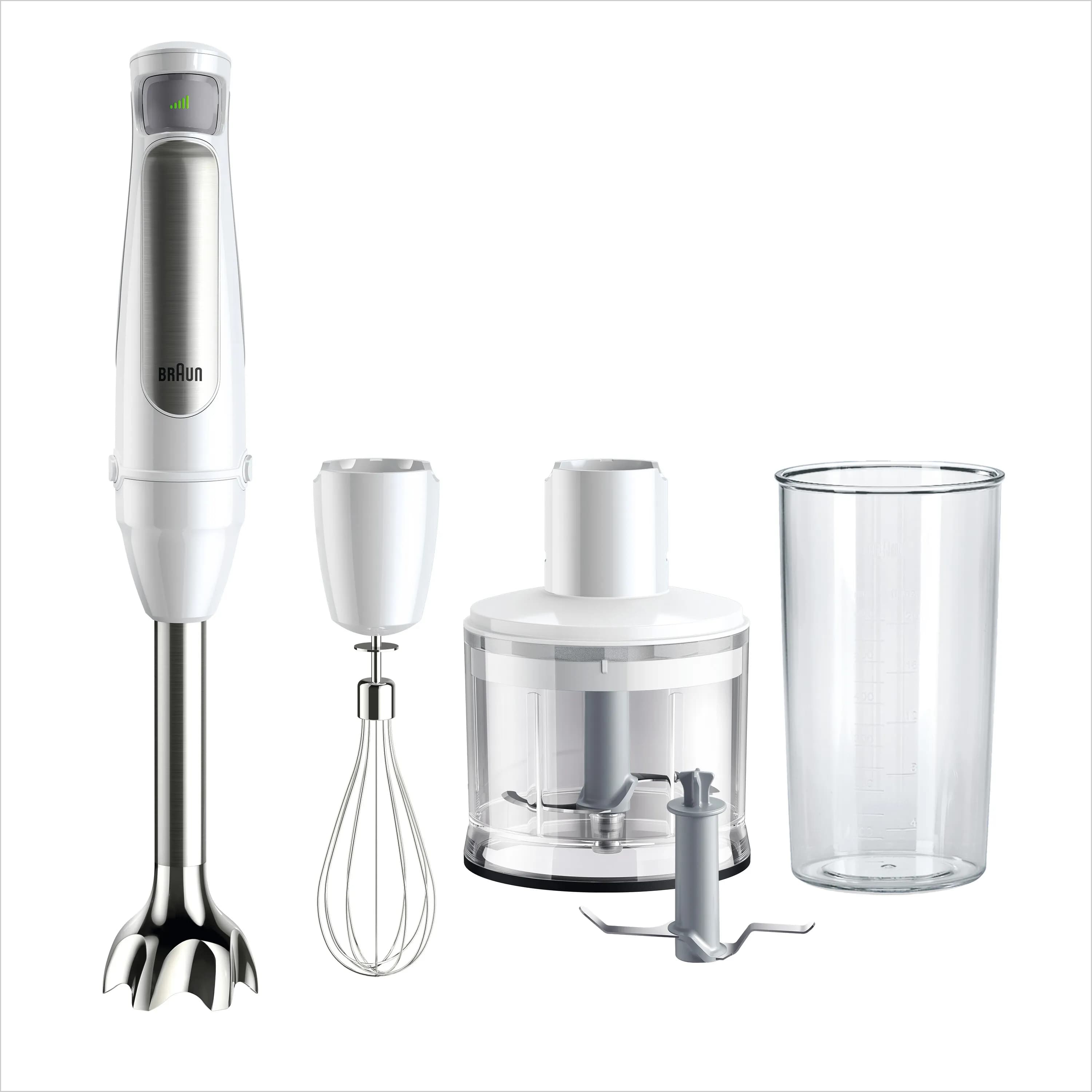 Braun Multiquick 7 MQ 7035I WH - sauvasekoitin, 1000W, premium valkoinen/ruostumaton teräs