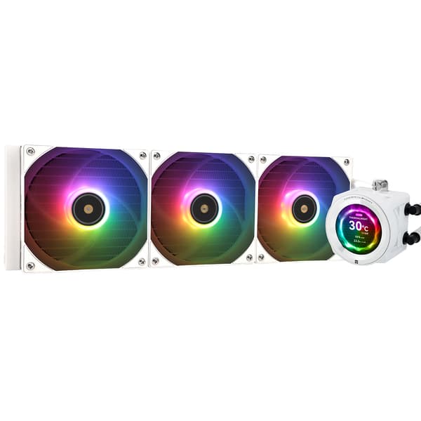 Thermalright Core Vision 360 ARGB -nestejäähdytin, valkoinen – Thermalright