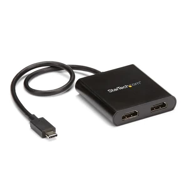StarTech USB-C to Dual HDMI Adapter -adapteri, Musta – Startech