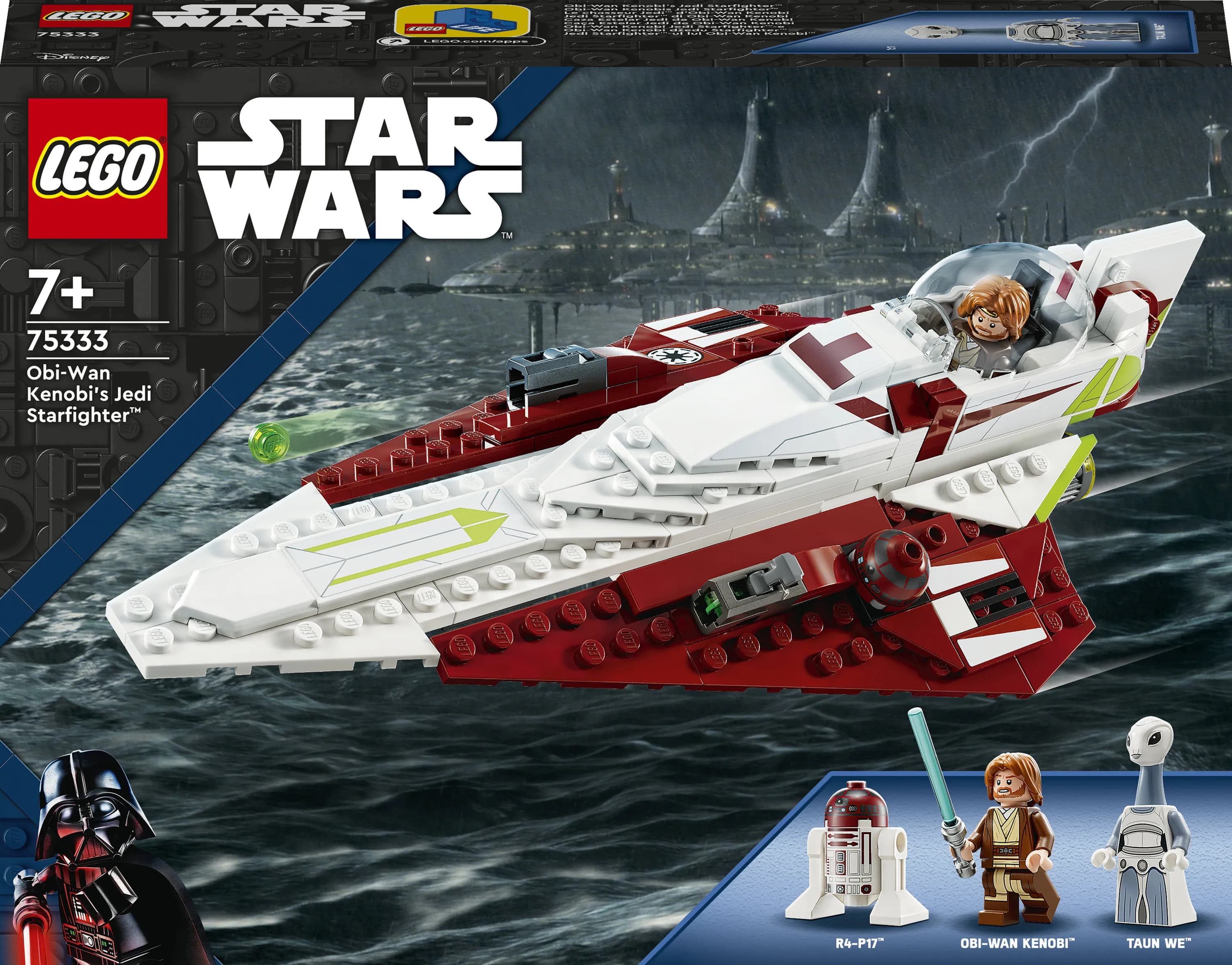 LEGO Star Wars Obi-Wan Kenobin Jedi Starfighter 75333