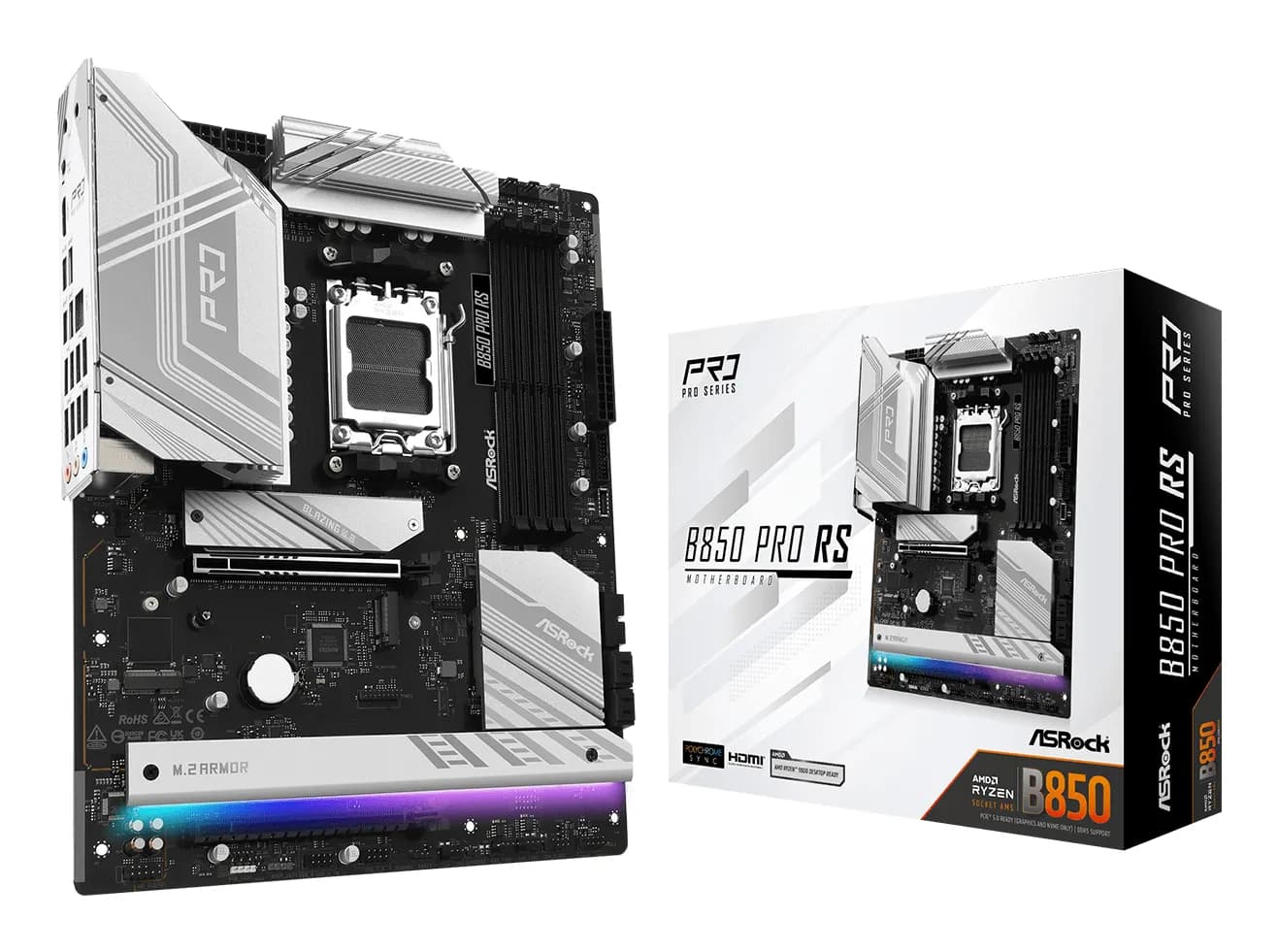 ASRock B850 Pro RS WiFi AM5 ATX -emolevy – ASRock