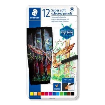 Coloured pencil Super Soft in metal boks (12) – STAEDTLER