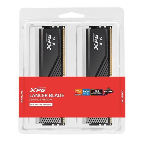 ADATA XPG Lancer Blade RGB 48 Gt (2 x 24 Gt) DDR5 6000 MHz, CL36 -muisti (XMP/EXPO)