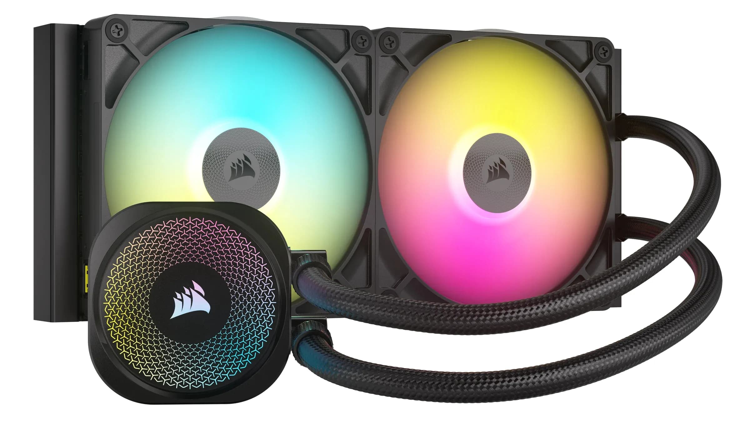 Corsair iCUE LINK TITAN RX 240mm RGB -nestejäähdytin, musta