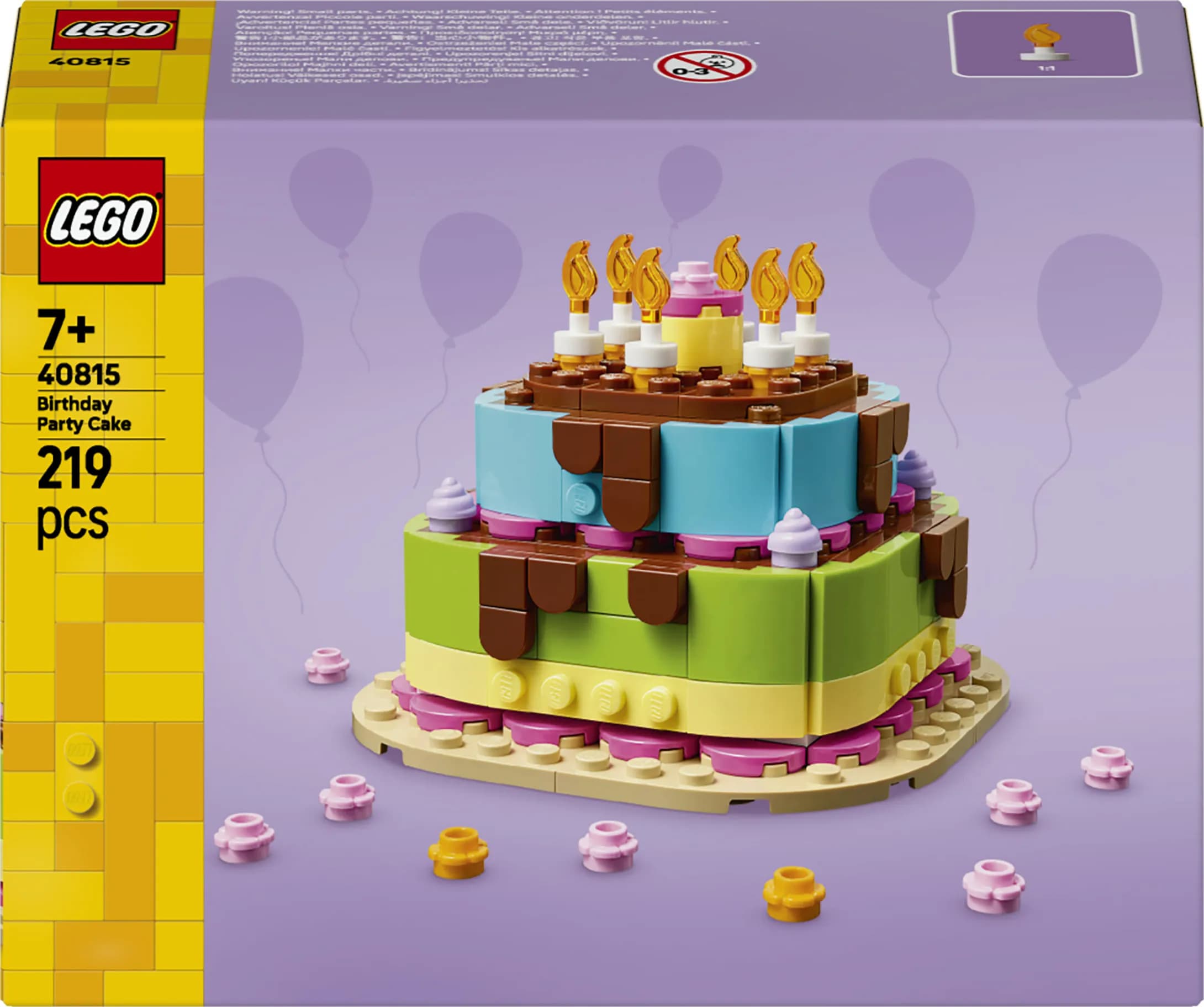 LEGO Seasonal Syntymäpäiväkakku 40815