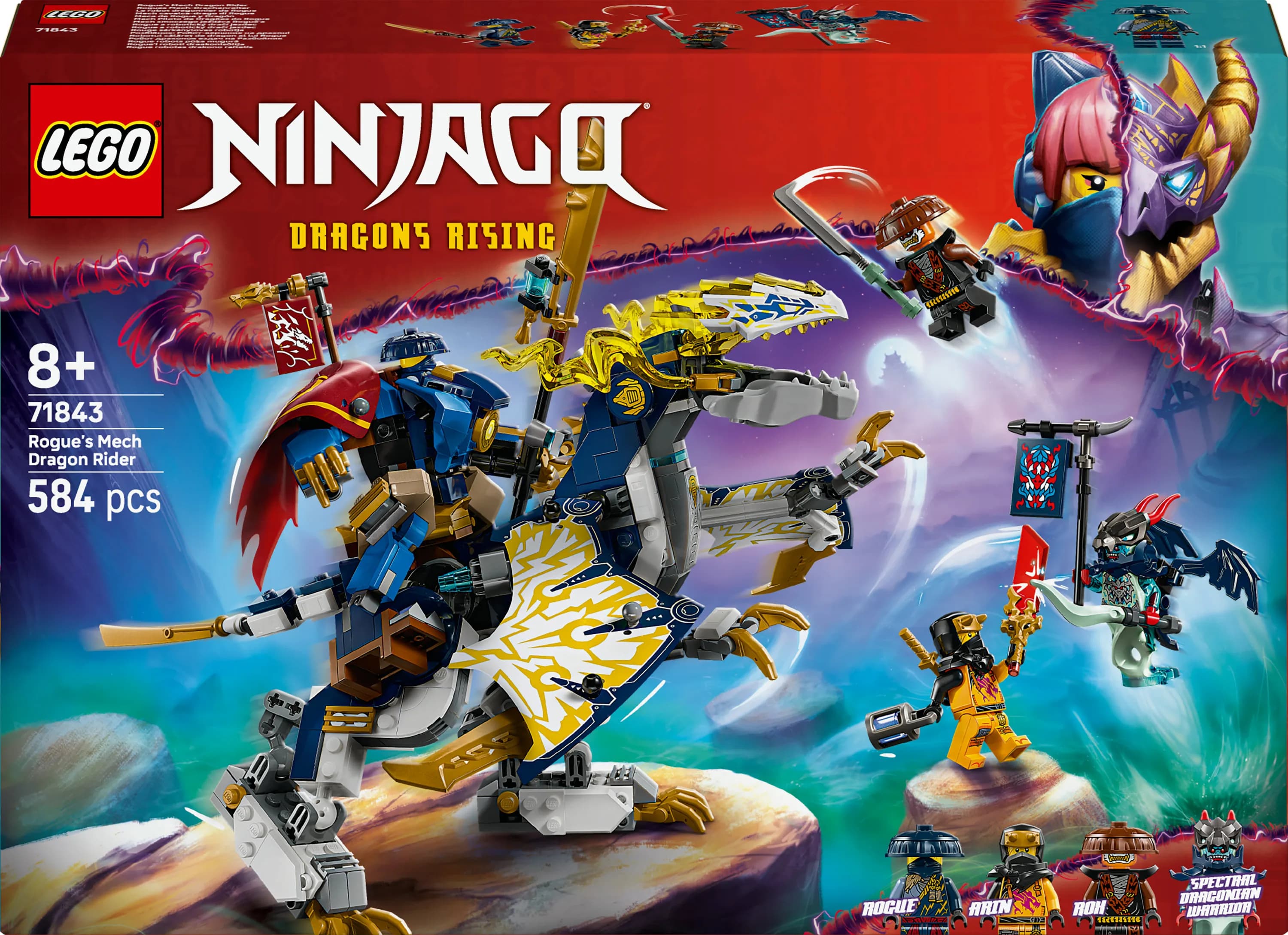 LEGO NINJAGO Rogue's mech dragon rider 71843 – LEGO