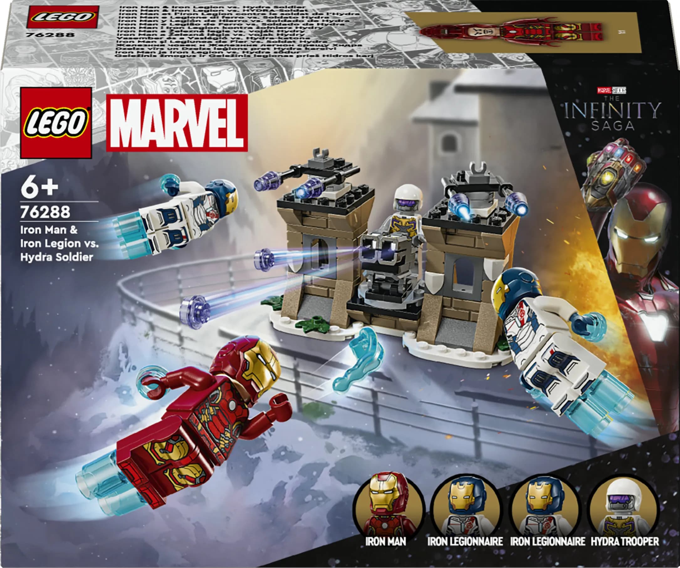LEGO Marvel Iron Man ja Iron Legion vastaan Hydran sotilas 76288 – LEGO