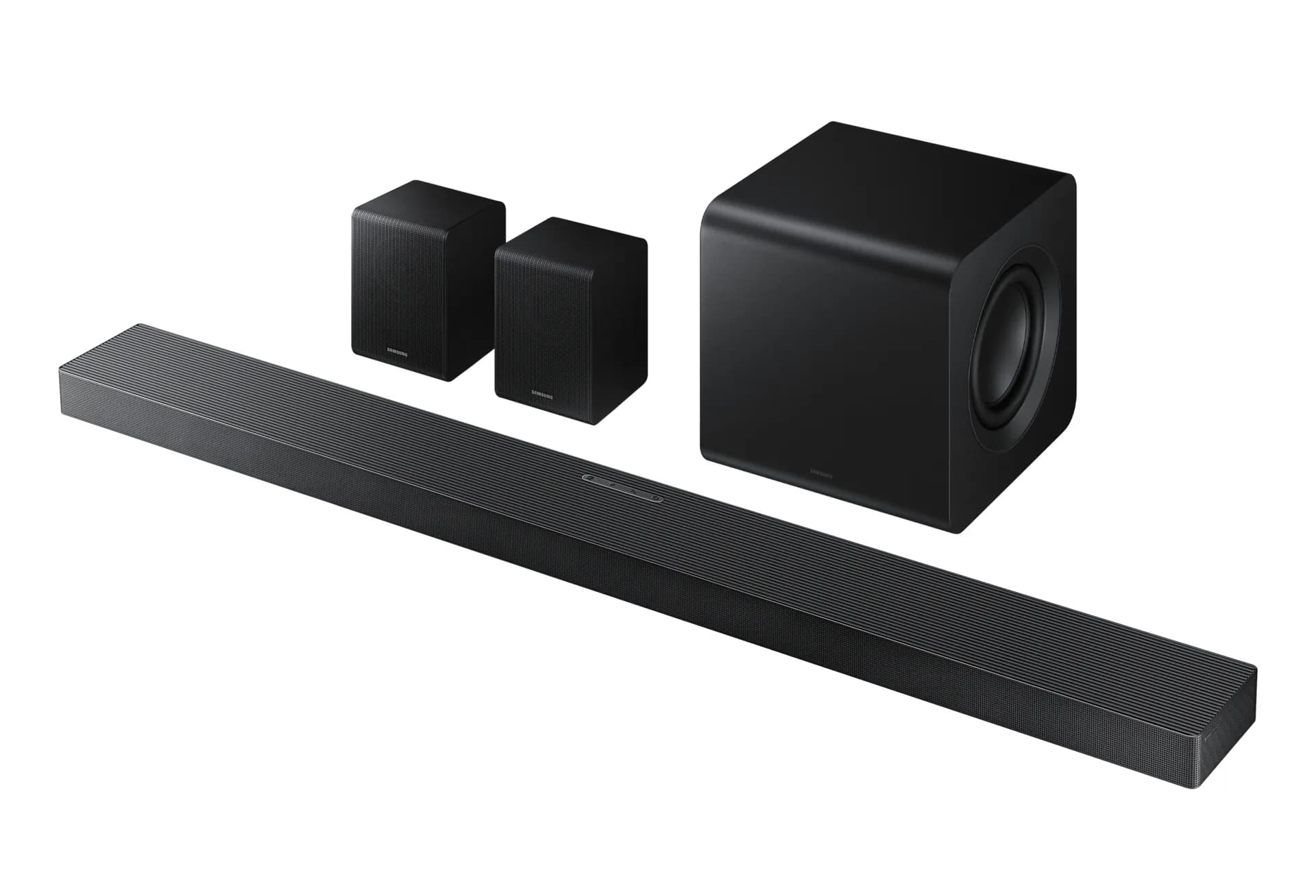 Samsung HW-QS750F 5.1.2 Dolby Atmos soundbar -äänijärjestelmä, langattomalla subwooferilla, musta – Samsung