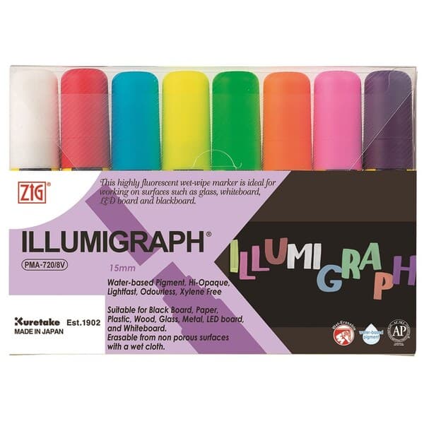 ZIG Illumigraph B&B 15mm 8/case – ZIG
