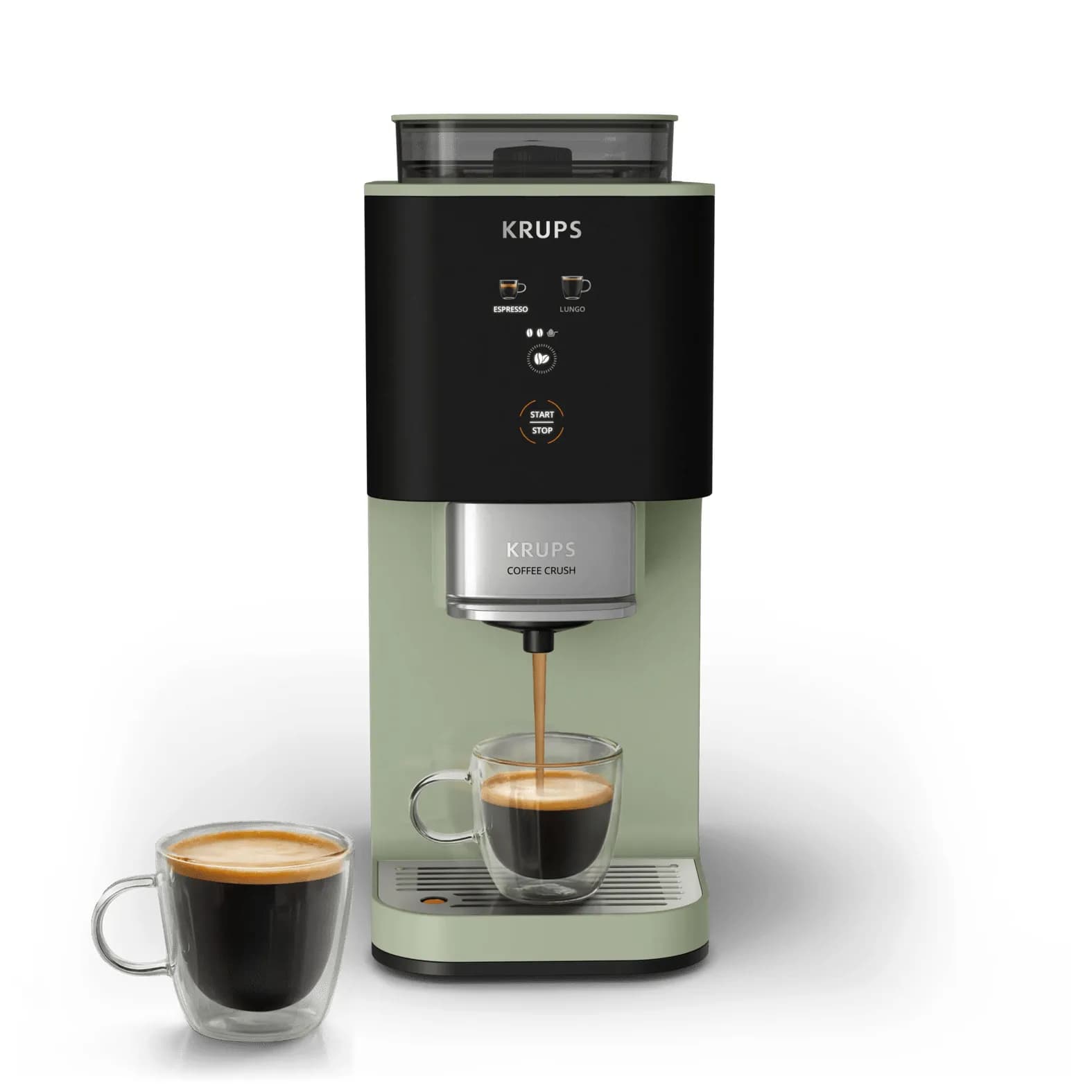 Krups Coffee Crush SA401L -täysautomaattinen espressokone, vihreä