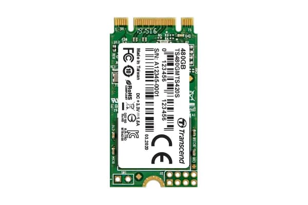 Transcend MTS420S 480 Gt M.2 SATA -SSD-levy – Transcend