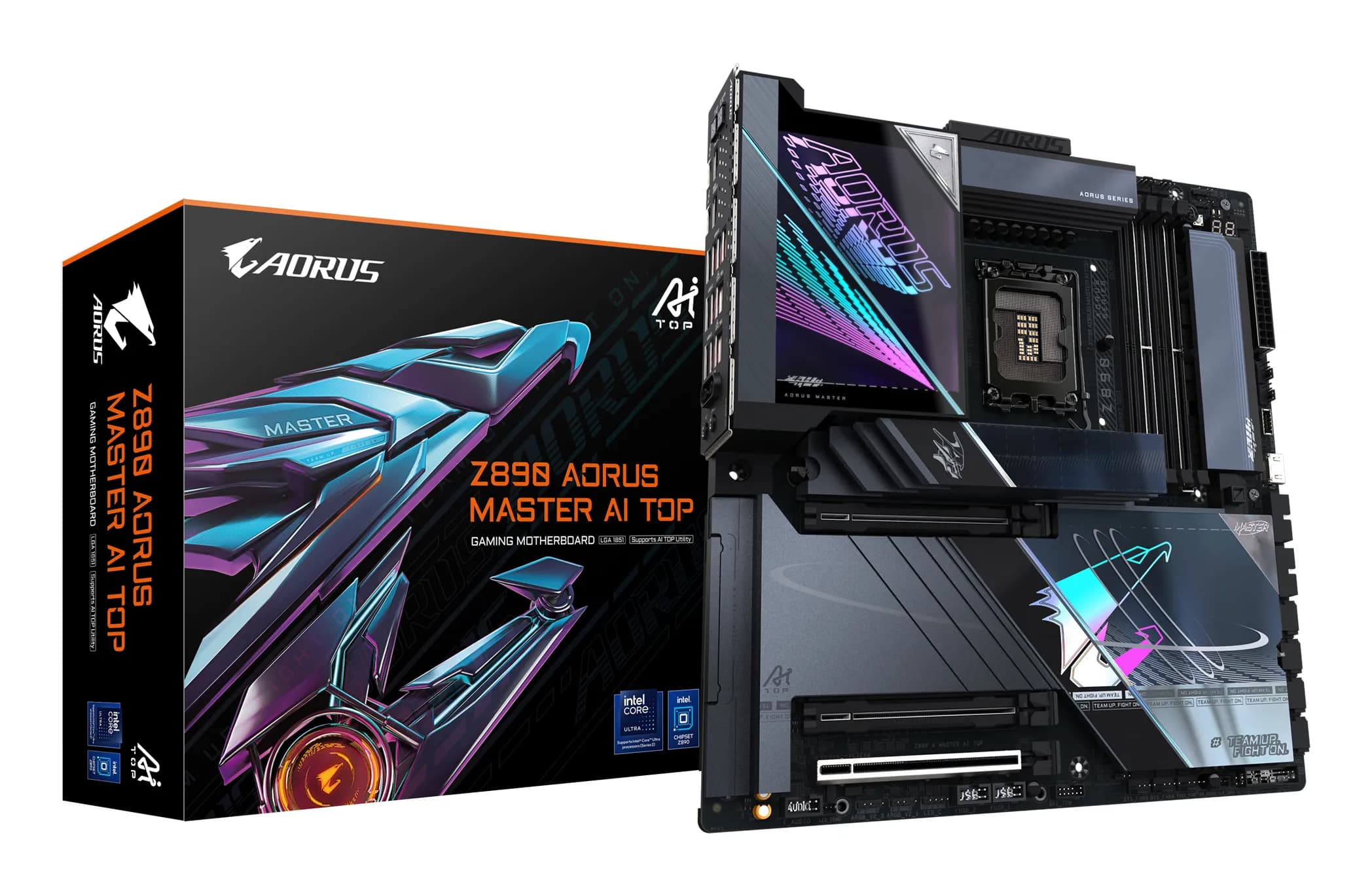 Gigabyte Z890 AORUS MASTER AI TOP WiFi 7 LGA1851 E-ATX -emolevy – Gigabyte