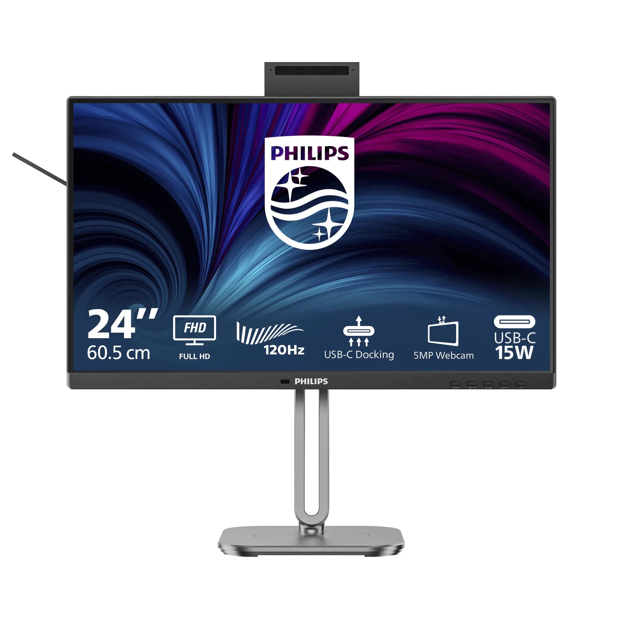 Philips 24B2U4301H/00 23.8" Full HD, IPS -näyttö, USB-C hub – Philips