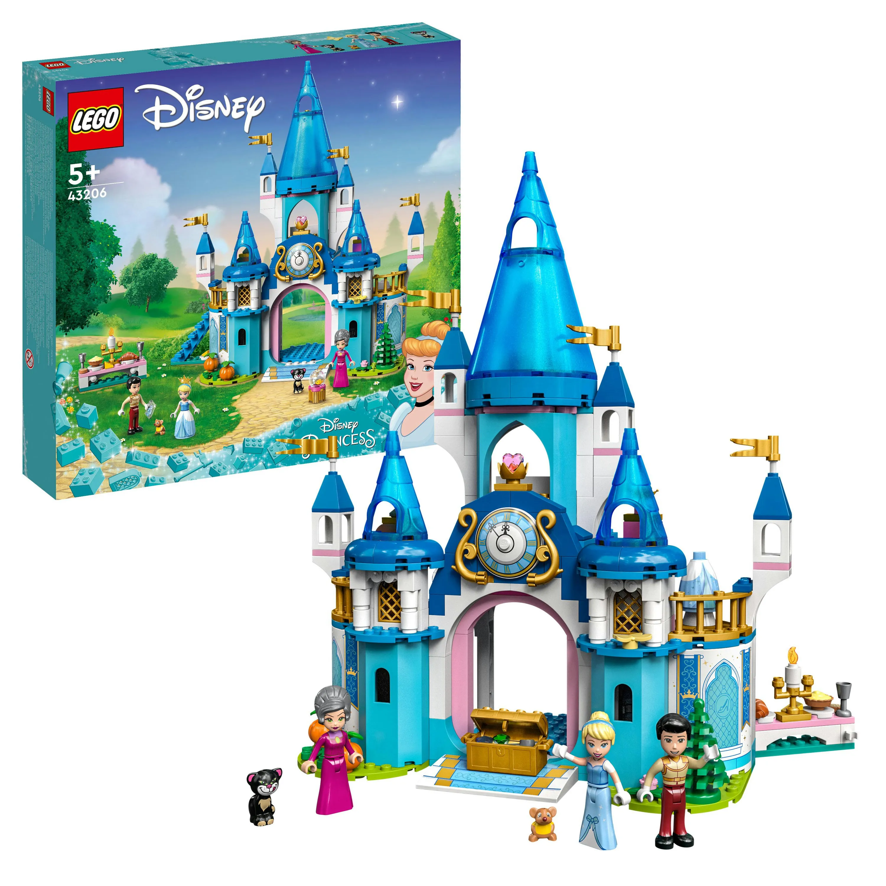LEGO Disney Tuhkimon ja Prinssi Uljaksen linna 43206 – LEGO