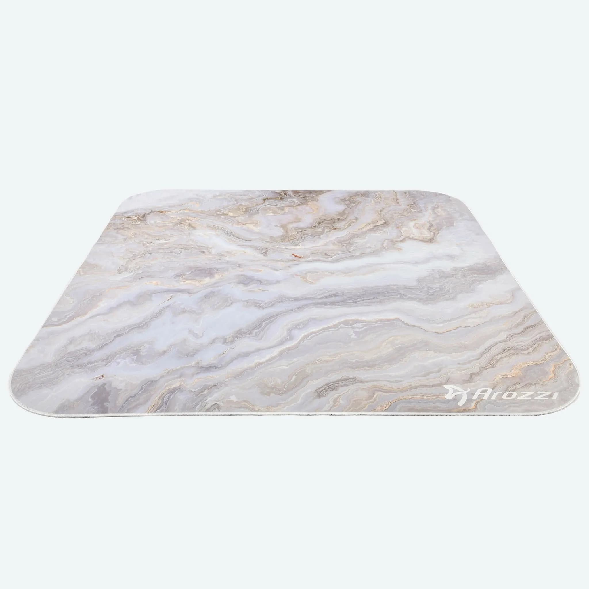 Arozzi ZONA - floor pad, white marble, 116x116cm – AROZZI