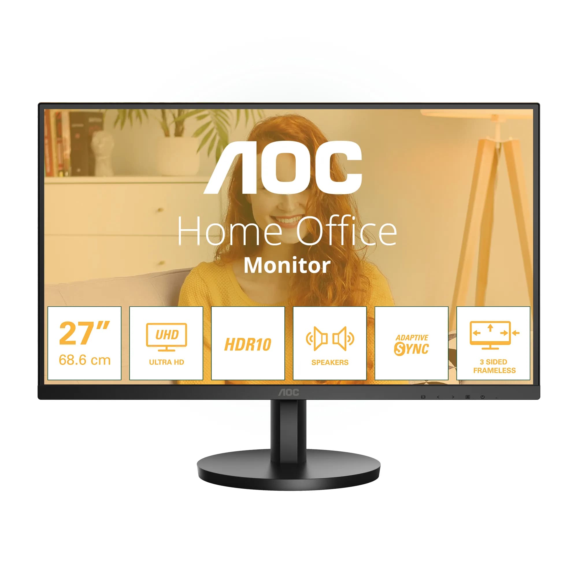 AOC U27B3A 27" 4K UHD, IPS -näyttö – AOC