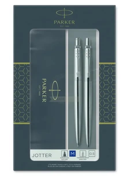 Parker Duoset Jotter CT BallPoint+Pencil silver – PARKER