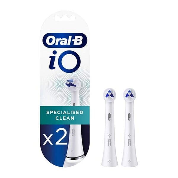 Oral-B iO Specialised Clean 2 kpl -vaihtoharjaspäät, Valkoinen – Oral-b