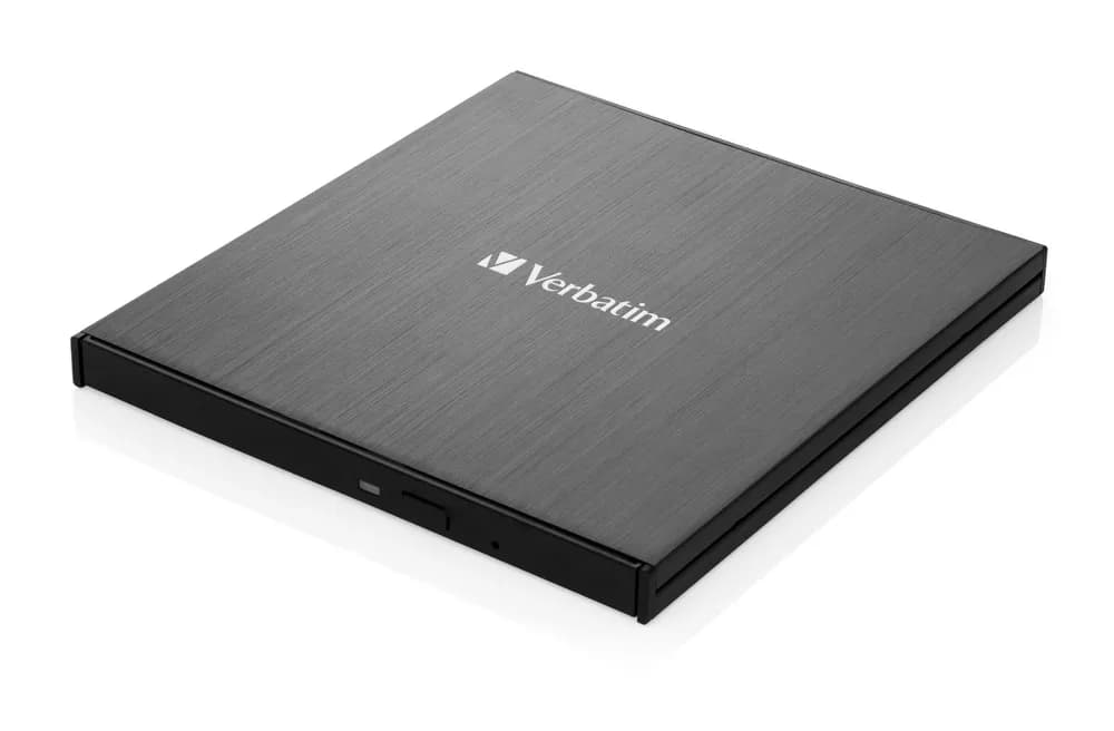 Verbatim 43888 Ultra HD 4K Slimline - Ulkoinen Blu-ray-kirjoitin, Musta – Verbatim