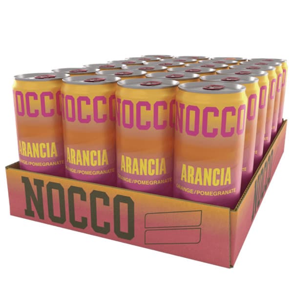 Nocco BCAA Arancia -energiajuoma 330ml 24-pack
