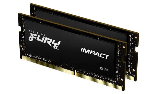 Kingston FURY Impact 32 Gt (2 x 16 Gt) DDR4 3200 MHz, CL20 -muisti (XMP) – Kingston